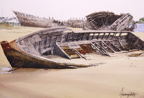 Scheepskerkhof te Kerhervy